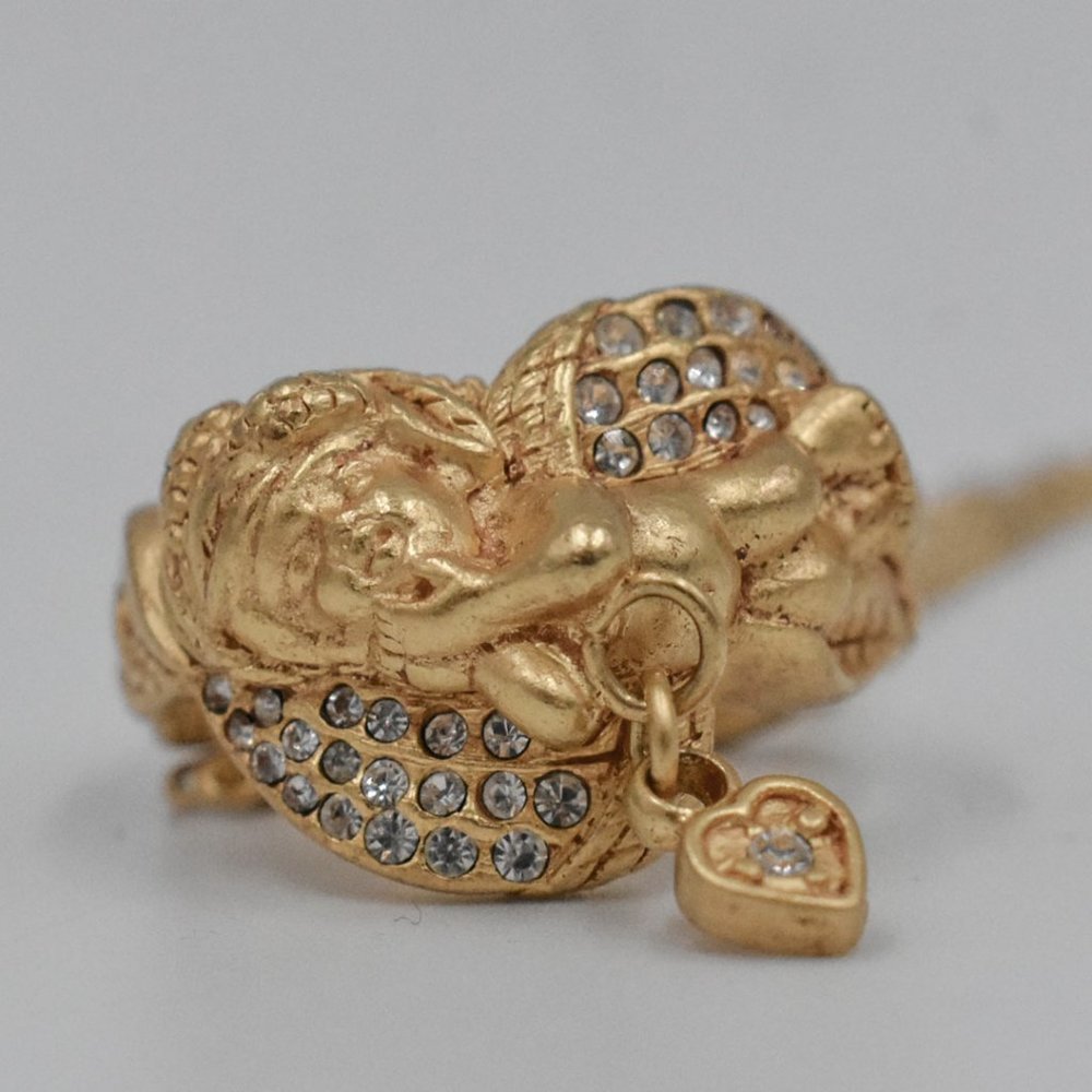 Kirks Folly Cherub Ring Necklace